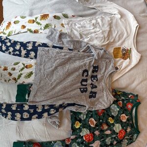 Three sets of boys Old Navy pajamas